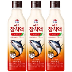 사조대림 참치액 칼칼한맛 500g (3개)_이미지