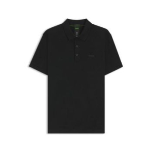 보스 자카드 바디 매핑 면 폴로 셔츠 139200066_이미지