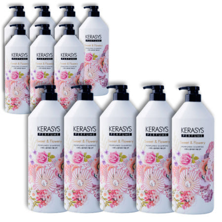 애경 케라시스 스위트&플라워리 퍼퓸 샴푸 1000ml (12개)