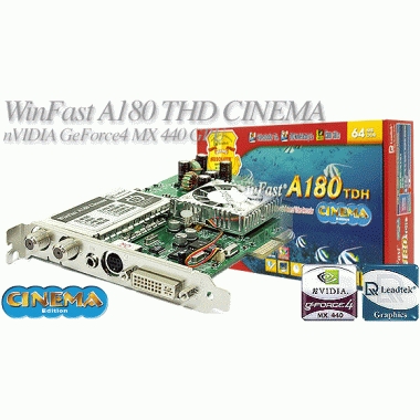 리드텍 GeForce4 MX 440 리드텍 A180 TDH CINEMA