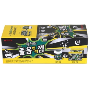 롯데제과 롯데 졸음껌 용기+리필2 297g 잠깨는 츄잉껌_이미지