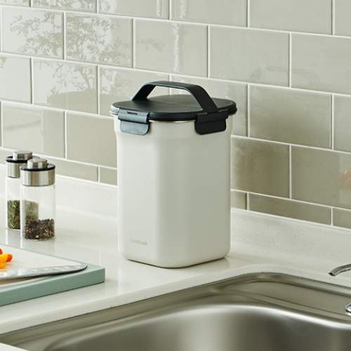 락앤락 스텐 음식물 쓰레기통 2.5L (1개)_이미지