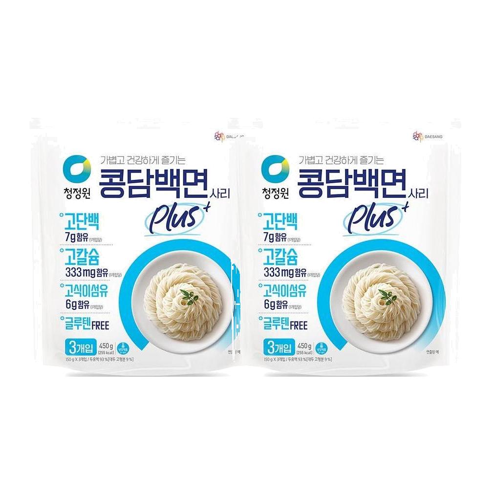 대상 청정원 콩담백면 PLUS 450g