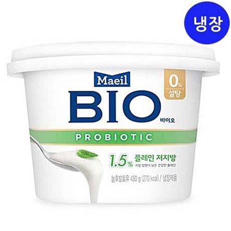 매일유업 매일바이오 플레인 저지방 450g (6개)_이미지