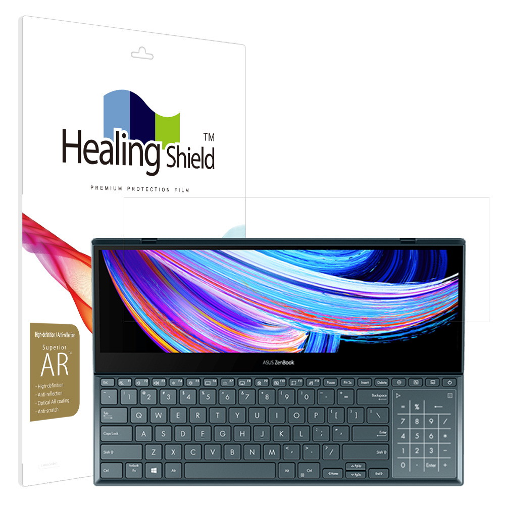 폰트리 힐링쉴드 ASUS 젠북 프로 듀오 15 OLED UX582LR 스크린패드 고화질 액정보호필름