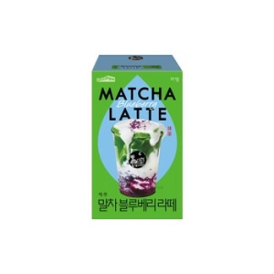 쟈뎅 까페모리 제주 말차 블루베리 라떼 20g 10개입 (1개)_이미지