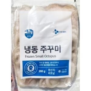 CJ프레시웨이 이츠웰 주꾸미 홀 6미 200g냉동수산물 수산물 <b>쭈꾸미</b> 주꾸미 업소용<b>쭈꾸미</b> 업소용주꾸미 식당용 대용량 대
