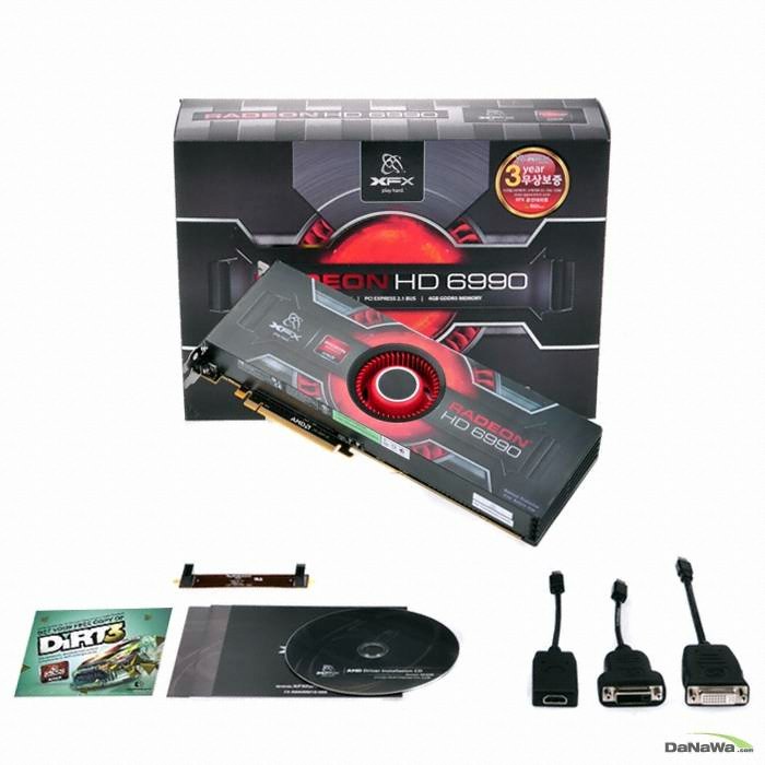 XFX 라데온 HD 6990 D5 4GB 디지탈그린텍_이미지