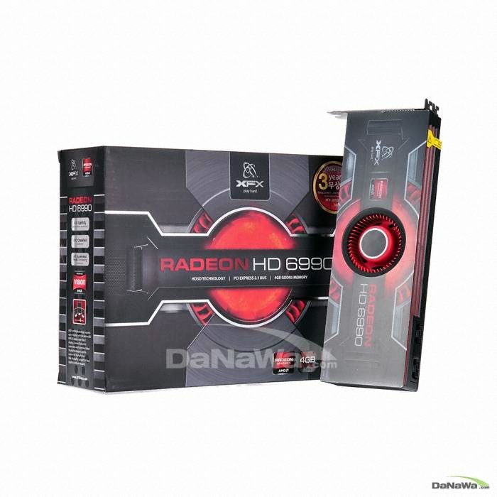 XFX 라데온 HD 6990 D5 4GB 디지탈그린텍_이미지