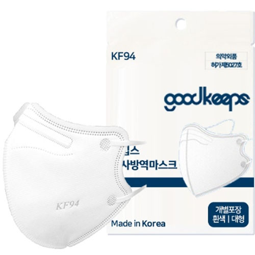  굿킵스 황사방역 마스크 KF94 대형 [50매]