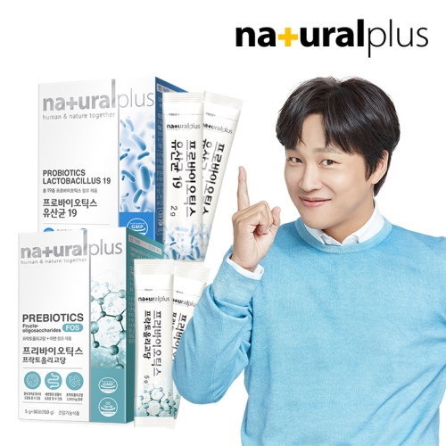 프리바이오틱스 프락토올리고당 FOS 5g 30포 + 프로바이오틱스 유산균 19 2g 30포