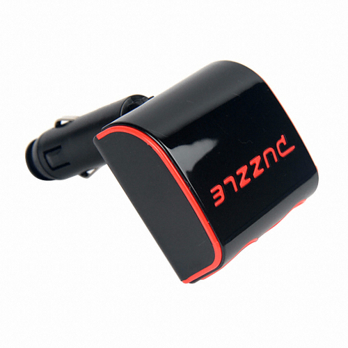 카데코 퍼즐 컬러 접이식 2구 멀티소켓_이미지