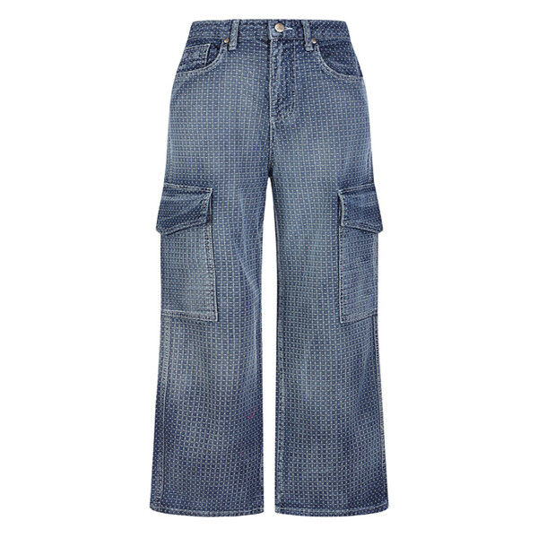 에꼴드파리 드라로얄 도트패턴 데님팬츠_RB39DPBM67Z