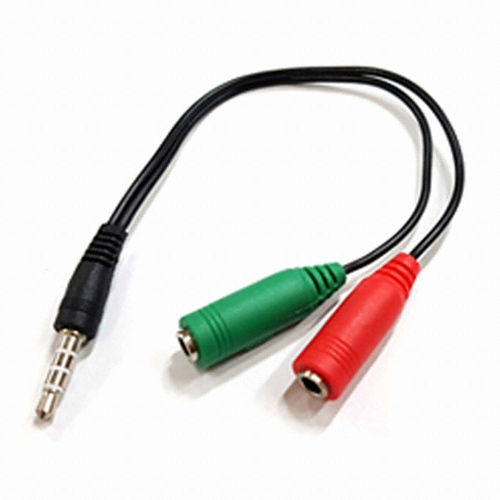 3.5mm 스테레오 AUX Y형 케이블