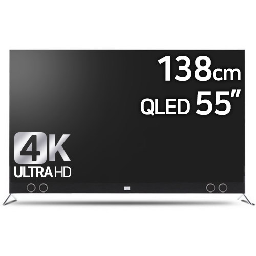 더함 우버 U553QLED SMART HDR 크롬캐스트 (벽걸이)