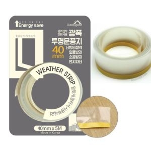 유한킴벌리 코텍스 고급 투명 문풍지 B-3938 광폭 40mm