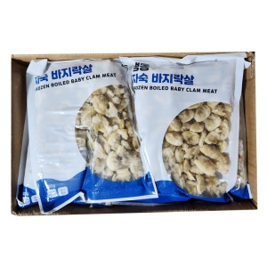 조은상사 냉동 자숙 바지락살100-20 200gx10봉 2kg1박스 간편조리