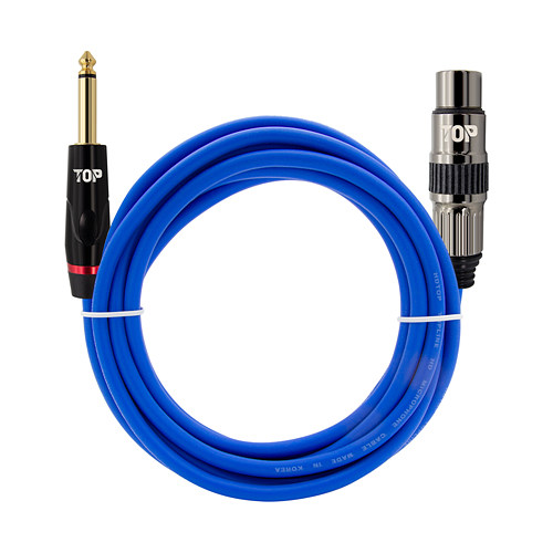 5.5 모노 to XLR MF 블루 케이블