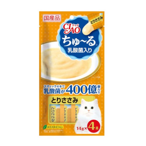 이나바 캣 챠오츄르 유산균 닭가슴살 SC-233 56g (14g x 4p) (2개)_이미지