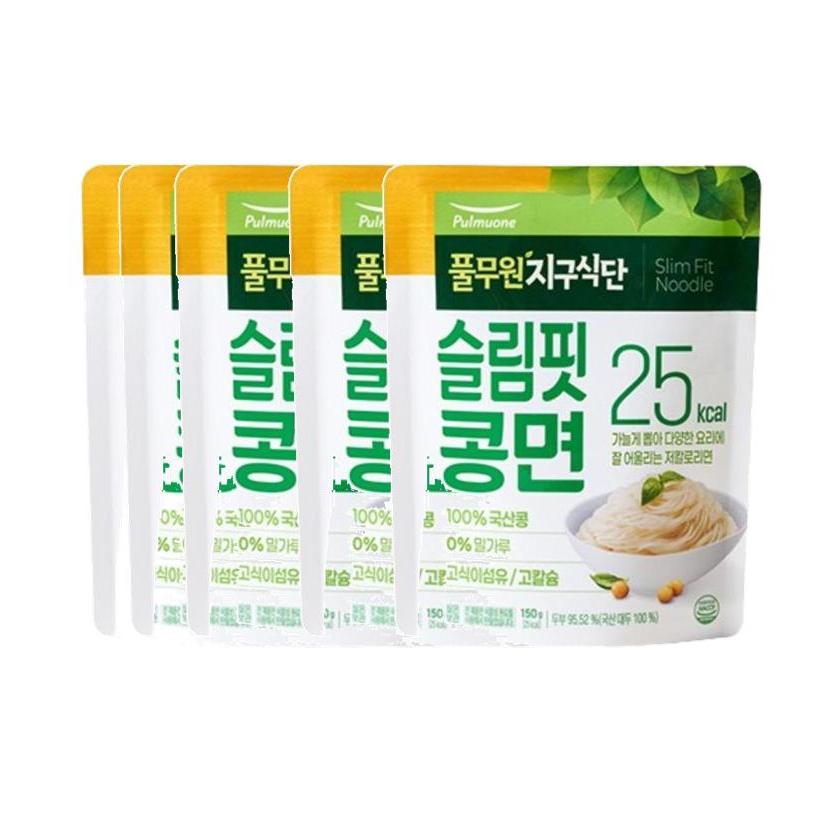 풀무원식품 지구식단 슬림핏콩면 150g [5개]