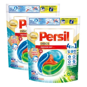 퍼실 디스크 실내건조 파우치 26개입