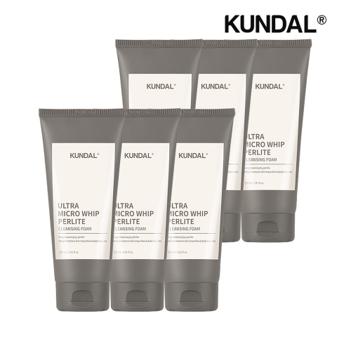 쿤달 울트라 마이크로휩 펄라이트 클렌징폼 175ml (6개)_이미지