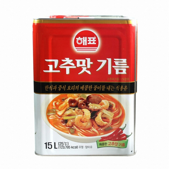 해표 고추맛기름 15L이미지입니다. 누르면 해당 게시물로 새창이동합니다.