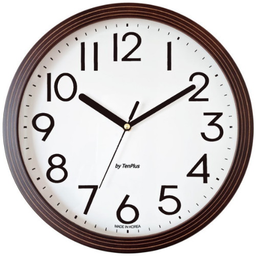 [불명] 원목 무소음 벽시계 사무실 학교 벽걸이시계