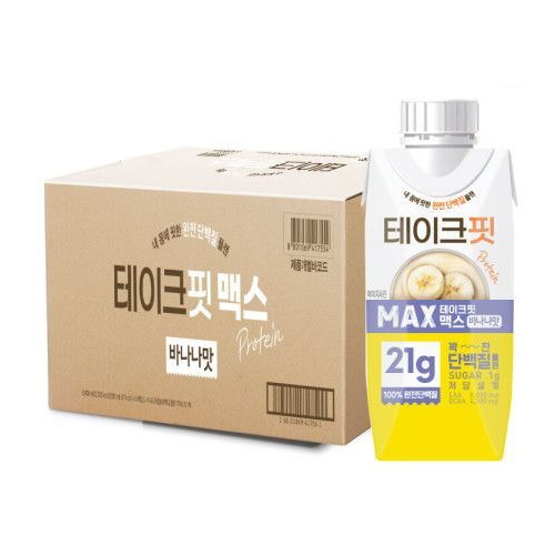 남양유업 테이크핏 맥스 바나나맛 250ml (24개)_이미지