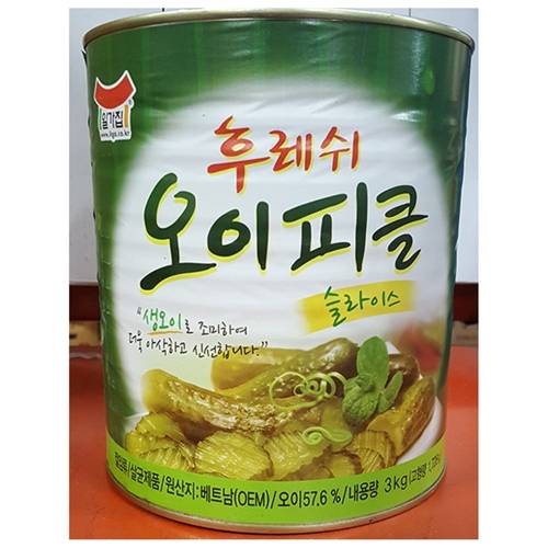 일미 슬 오이피클 3kg X6 대용량 식자재