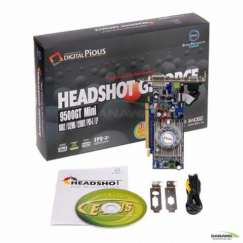 DigitalPious 지포스 9500GT 헤드샷 Mini DDR2 512MB LP_이미지