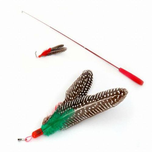  펫모닝 플라잉캣 깃털 낚시대 CT-900