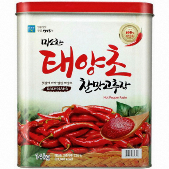 영화식품 미소찬 태양초 고추장 14kg (1개)