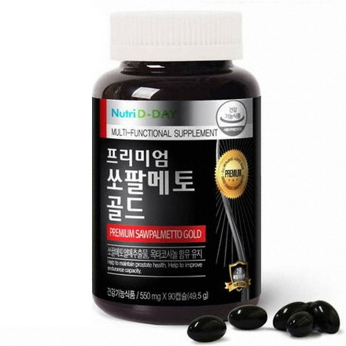 유니쎌팜 뉴트리디데이 프리미엄 쏘팔메토 골드 90캡슐 (3개)