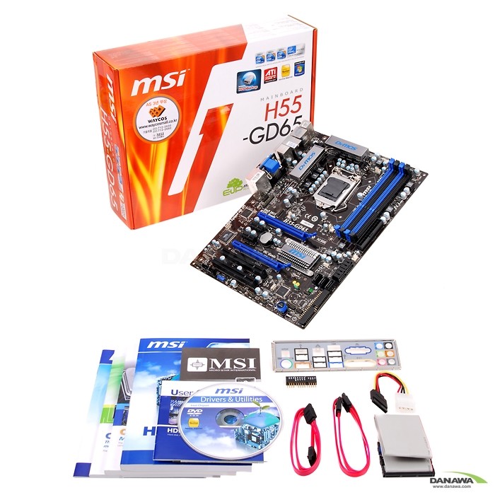 MSI H55-GD65 + ICE 쿨러 II 웨이코스_이미지