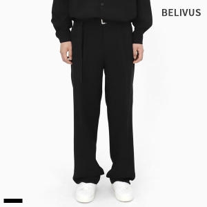 빌리버스 와이드 핀턱 슬랙스_BITP040