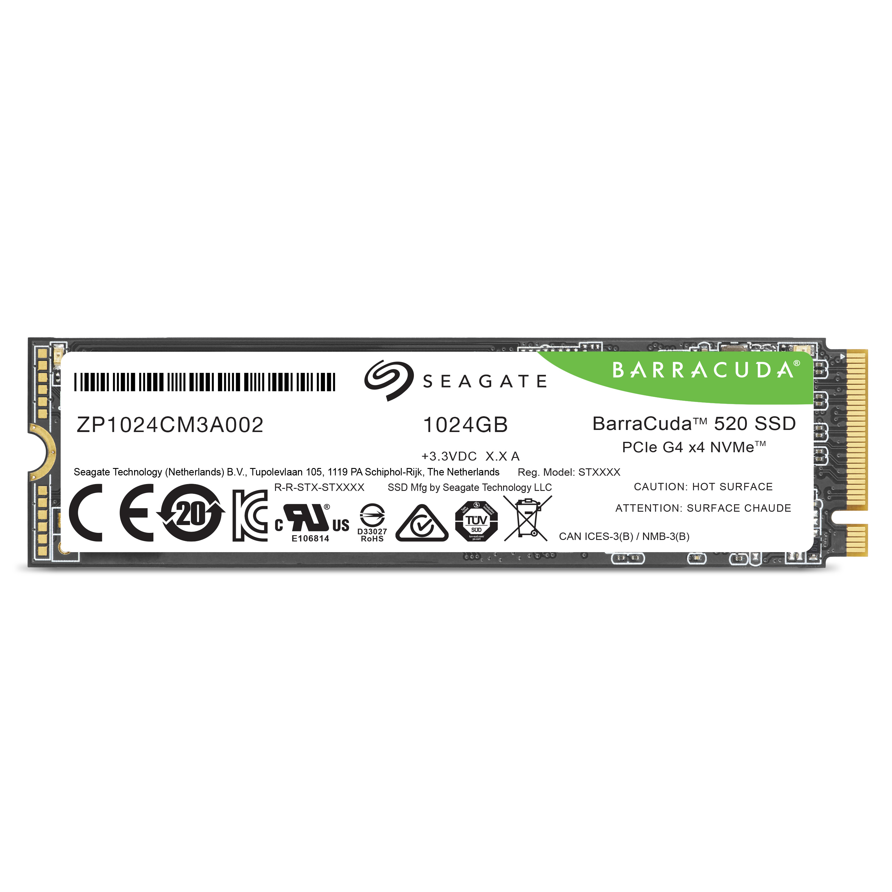 Seagate �ٶ����� 520 M.2 NVMe