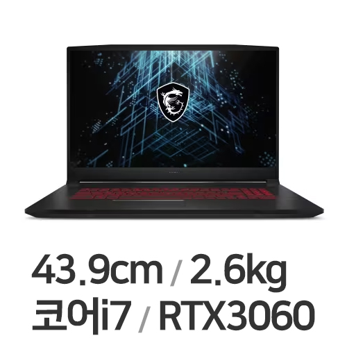 MSI GF시리즈 Sword GF76 A11UE 베이직 WIN11 16GB램 (SSD 512GB)
