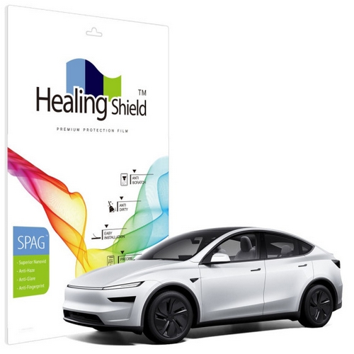 폰트리 힐링쉴드 슈페리어 저반사 내비게이션 액정보호 필름 테슬라 모델Y 주니퍼 2025년 전용