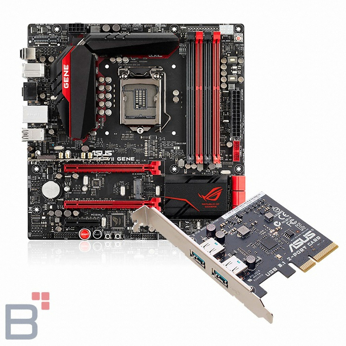 ASUS MAXIMUS VII GENE + USB3.1 CARD STCOM