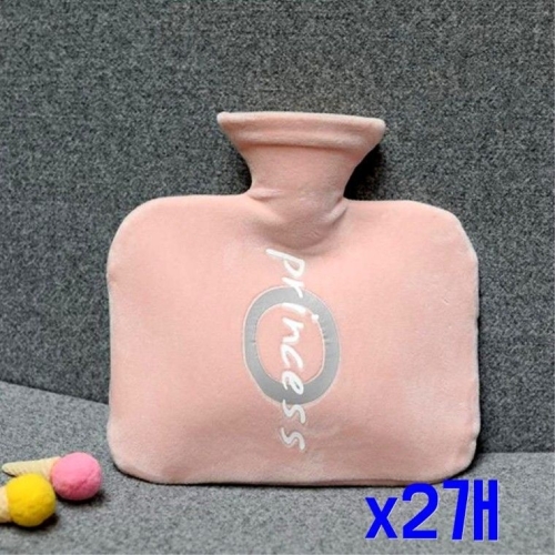 트리 레터링 보온 물주머니 핑크 800ml (2개)_이미지