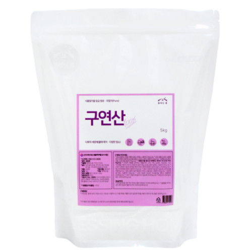 블레싱홈 구연산 5kg (1개)_이미지