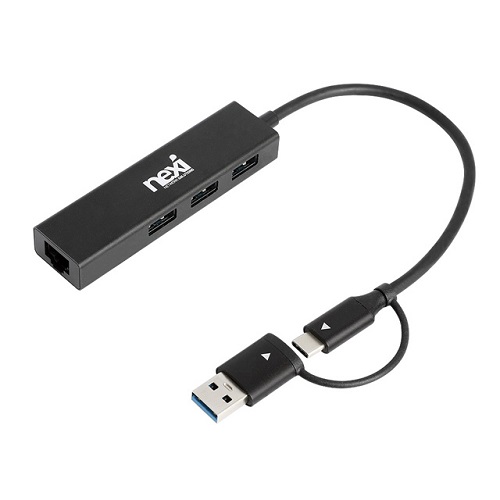 리버네트워크 NEXI NX1274 (4포트/USB3.0 Type A+C)_이미지