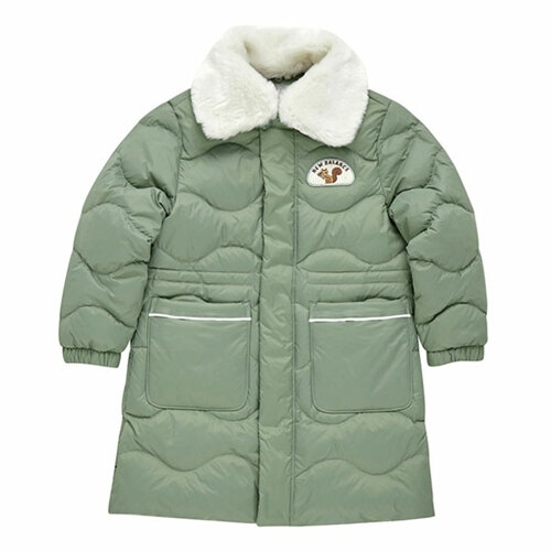 뉴발란스 뉴발란스키즈 TREE 카라 탈부착 퀼팅 다운자켓 (NK9QC4301G-KHAKI P2312)
