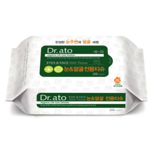 닥터아토 눈 얼굴 전용티슈 리필형 20매 (20팩)_이미지