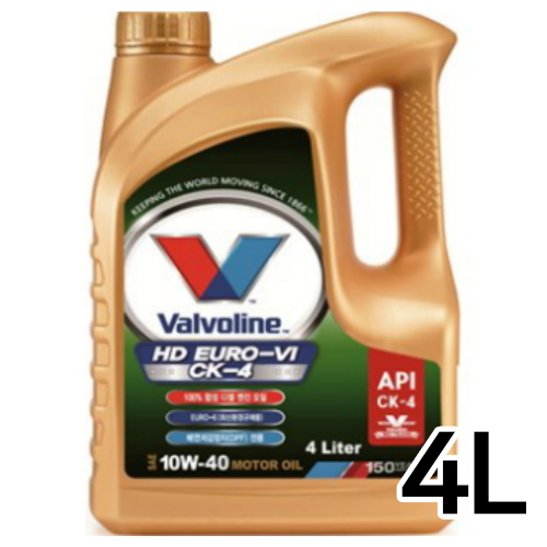 발보린 HD 유로6 CK-4 10W40 4L