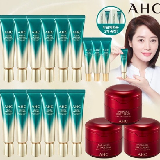 AHC 시즌9 유스래스팅 리얼 아이크림 포 페이스+레드크림 18종 세트