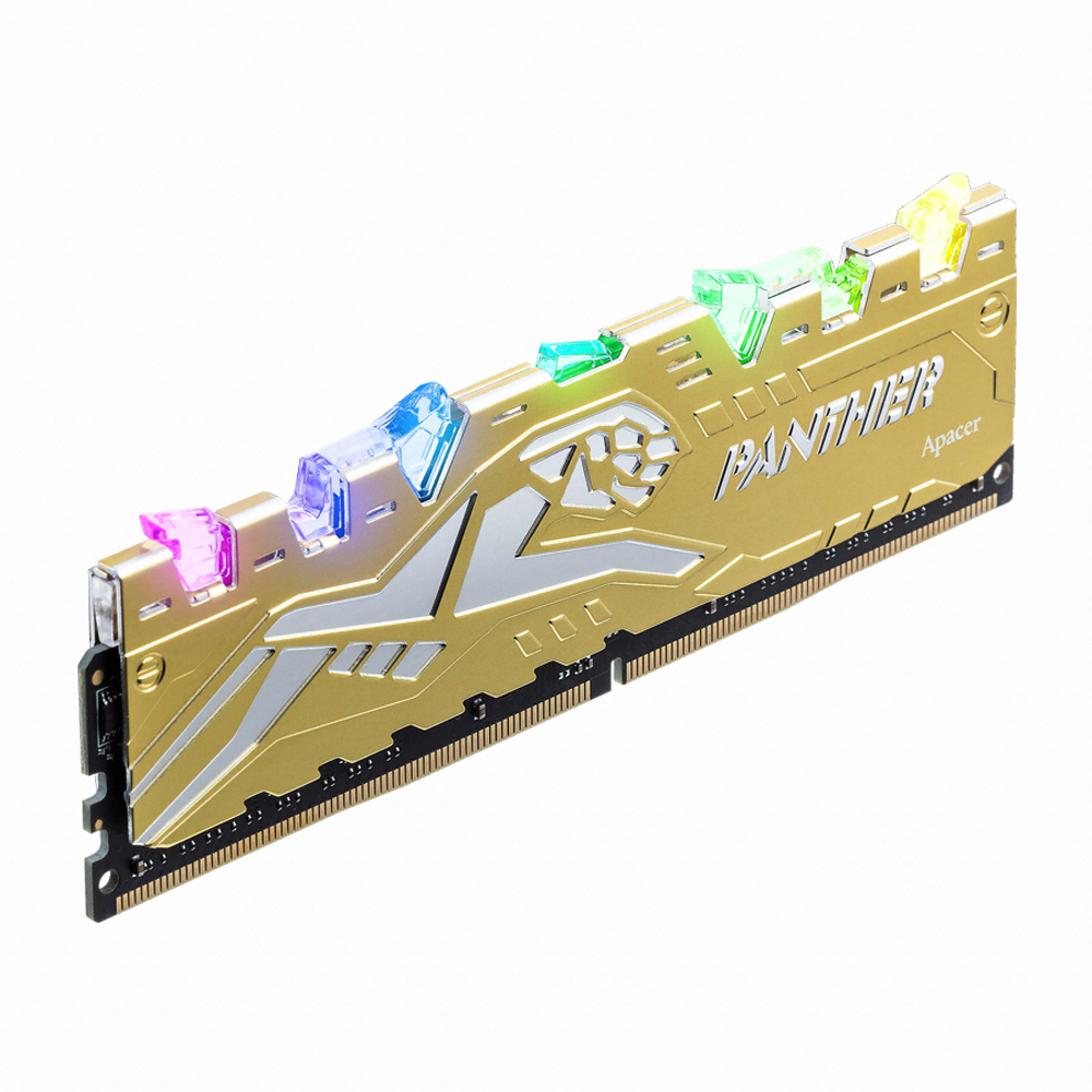 Apacer DDR4-3000 CL16 PANTHER RAGE RGB 골드 패키지 (16GB(8Gx2))