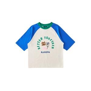 블루독 스튜디오 CR 블럭7부레글런티셔츠 상품 25A1533101_이미지