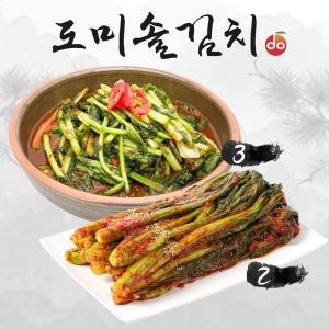 도미솔 김치 세트 5kg (열무김치3kg+갓 김치 2kg)